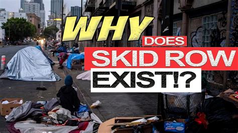 what does skid row mean.